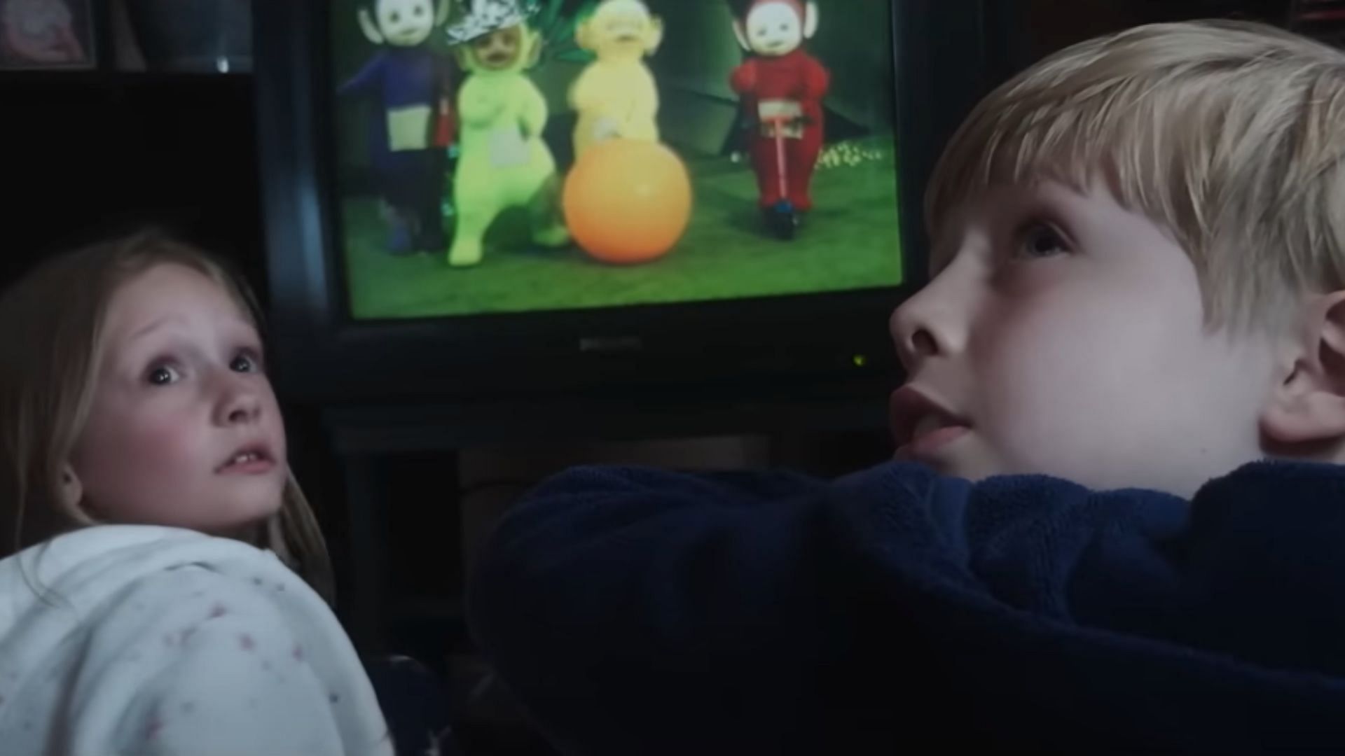 Young Jimmy before the zombies attack (Image via YouTube/Sony Pictures Entertainment)